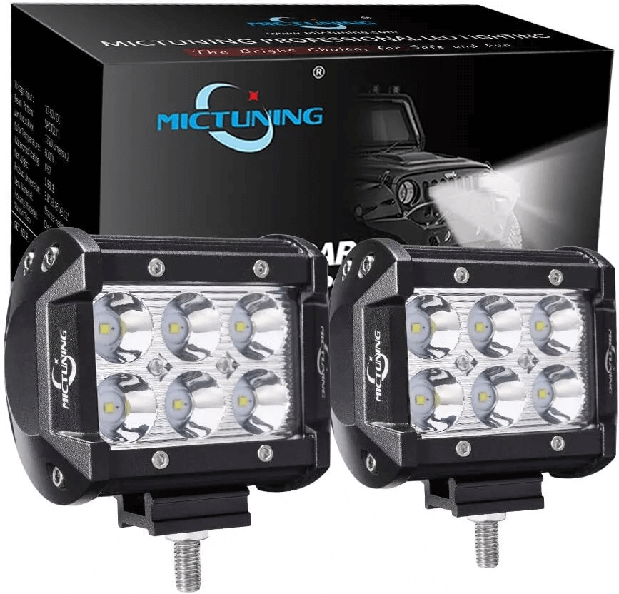 4" 18W LED Work Light Spot Led Pods 4x4 SUV Off Road Driving Fog Lamps