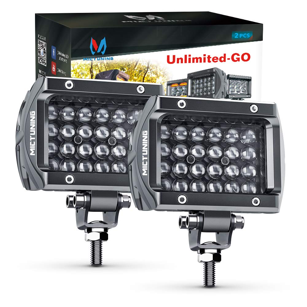 LED Pods K1 Quad Row Off Road Combo LED Light Bar 1920lm Driving Fog Lamps  2Pcs 4 Inch