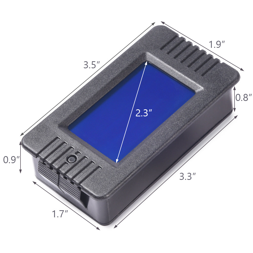 AC Digital Multimeter Ammeter Voltmeter with LCD Display 80-260V 100A Current Transformer for Home Appliances