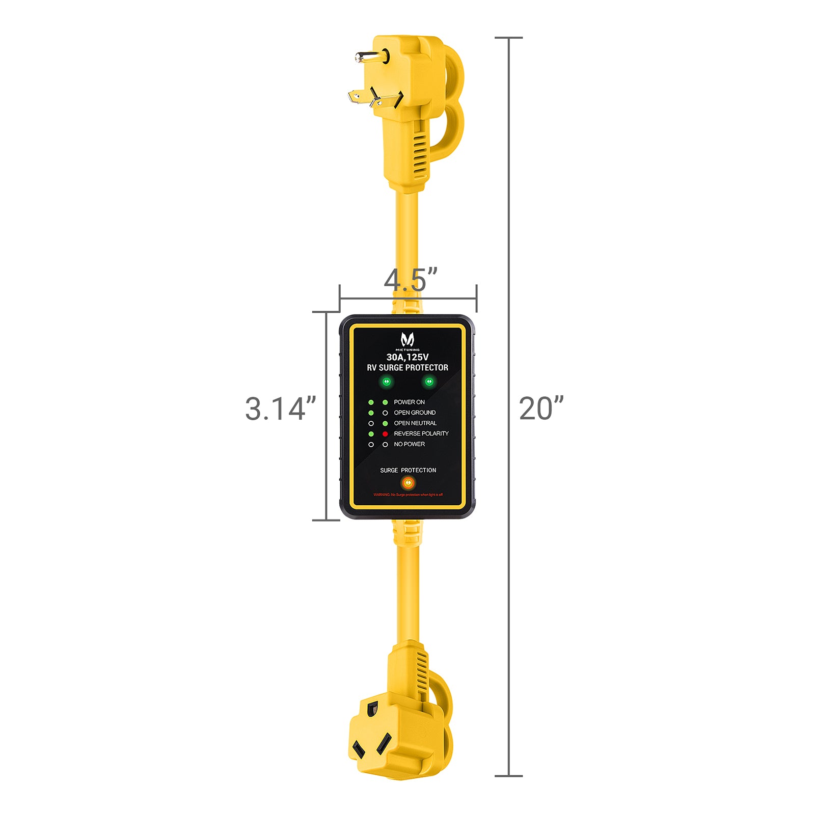 30 Amp RV Surge Protector - RV Power Defender Voltage Protector  RV Circuit Analyzer