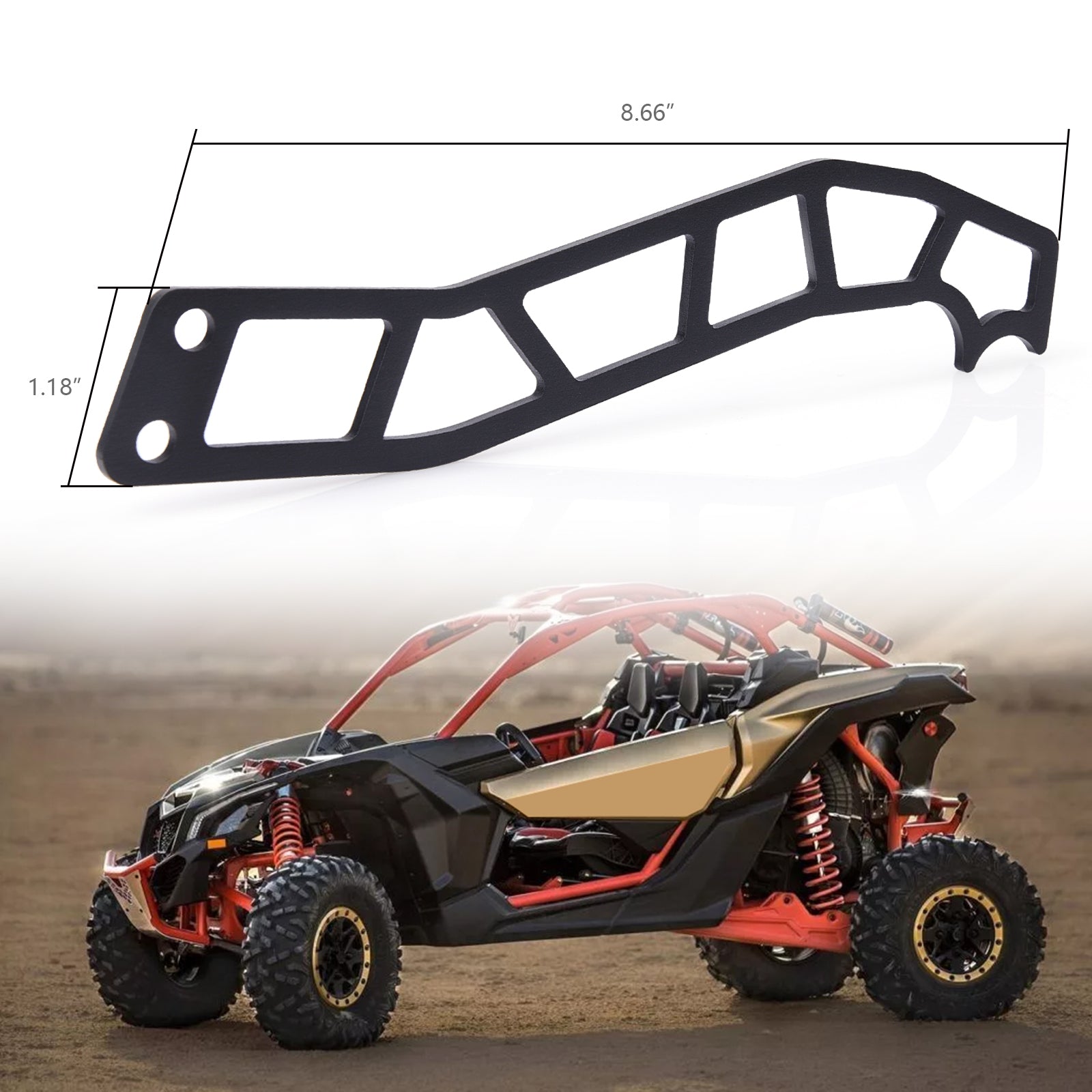 UTV Door Handle Latches Compatible with Can-Am Maverick X3 X DS RS Turbo R Max 2 & 4 Door 2016-2022, Black