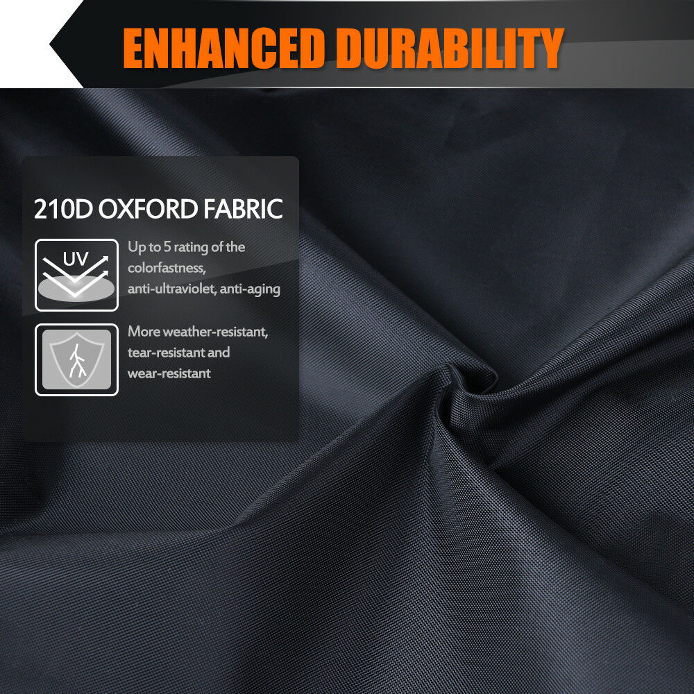 Waterproof Motorcycle Cover All Weather Outdoor for 104" Motorcycle